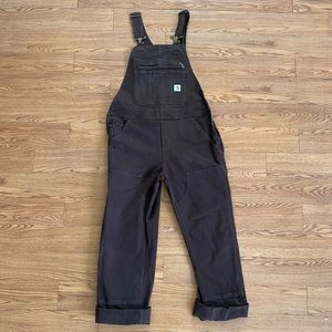 Carhartt Women’s size XS 0-2 Brown Overalls